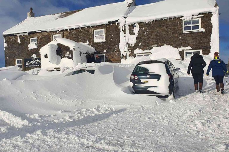 A picturesque village outside London got stuck without heat or running water